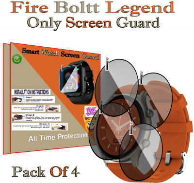 daffin Screen Guard for Fire Boltt Legend(Pack of 4)