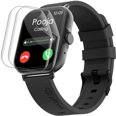 LIGHTWINGS Screen Guard for Ptron Force X12N 1.85 inch SMART WATCH(Pack of 2)