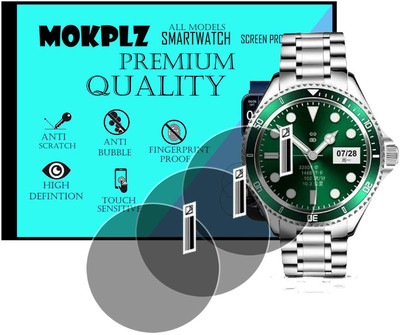MOKPLZ Screen Guard for FIRE BOLTT QUANTUM SMARTWATCH(Pack of 3)