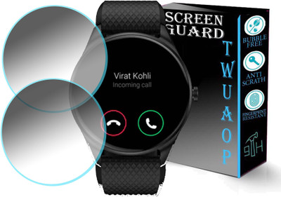 TWUAOP Screen Guard for NOISEFIT FUSE PLUS SMARTWATCH(Pack of 2)