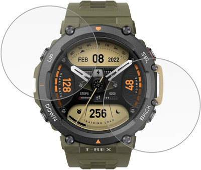 CUBES Screen Guard for Amazfit T Rex 2 | 1.39 Inch | Soft and Flexible | Touch Sensitive | Unbreakable | Ultra Thin| Edge To Edge TPU Film ( Not a Tempered Glass )(Pack of 2)