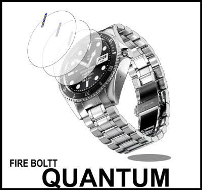 TWUAOP Screen Guard for FIRE BOLTT QUANTUM(Pack of 3)