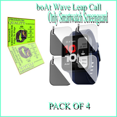 daffin Screen Guard for boAt Wave Leap Call(Pack of 4)