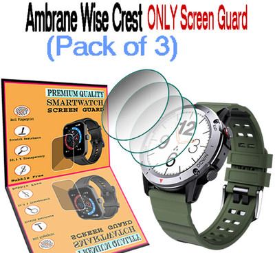 daffin Screen Guard for Ambrane Wise Crest(Pack of 3)