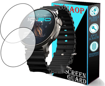 TWUAOP Screen Guard for BOULT ROVER ULTRA SMARTWATCH(Pack of 2)