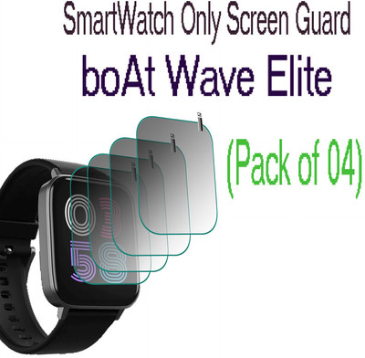 HIDEOUS Screen Guard for boAt Wave Elite(Pack of 4)
