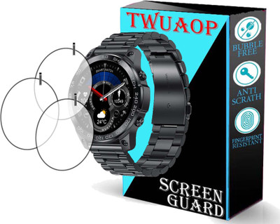 TWUAOP Screen Guard for FIRE BOLTT DAGGER LUXE SMARTWATCH(Pack of 3)