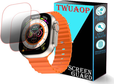 TWUAOP Screen Guard for HAMMER ACE ULTRA SMARTWATCH(Pack of 2)