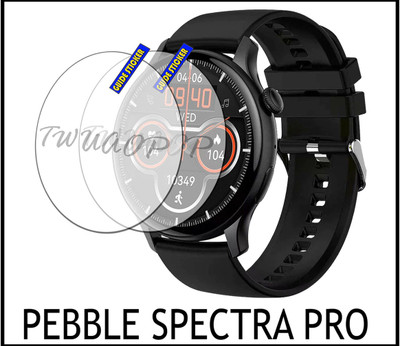 TWUAOP Screen Guard for PEBBLE SPECTRA PRO(Pack of 2)