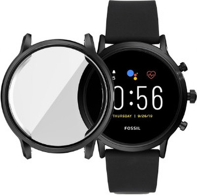 KAZUKI Screen Guard for FOSSIL Gen 5 Carlyle Watch Protection Case (Black)(Pack of 1)