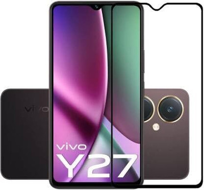 iCopertina Edge To Edge Tempered Glass for Vivo Y27(Pack of 1)