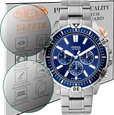 daffin Screen Guard for FOSSIL FS5623 GARRETT ANALOG WATCH FOR MEN(Pack of 2)