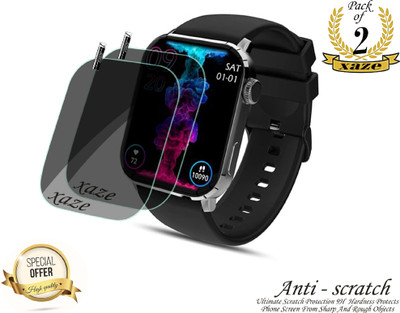 XAZE Screen Guard for Beat xp Unbound Smartwatch screen guard(Pack of 2)