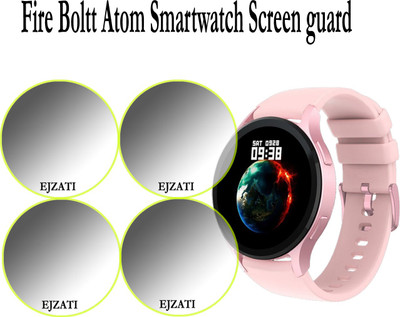 EJZATI Screen Guard for Fire Boltt Atom Smartwatch(Pack of 4)