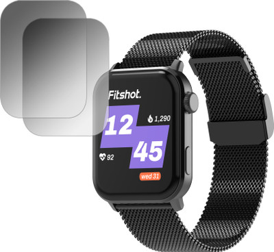 EJZATI Screen Guard for FITSHOT CRYSTAL SMARTWATCH, SCREEN TEMPERED(Pack of 2)