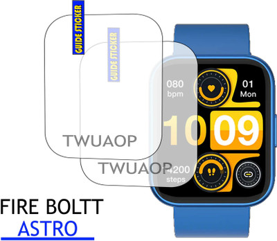 TWUAOP Screen Guard for FIRE BOLTT ASTRO(Pack of 2)