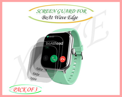 XAZE Screen Guard for BoAt Wave Edge Smartwatch(Pack of 3)