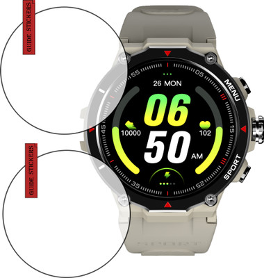 ejzatex Screen Guard for NOISEFIT FORCE SMARTWATCH, SCREEN GUARD(Pack of 2)