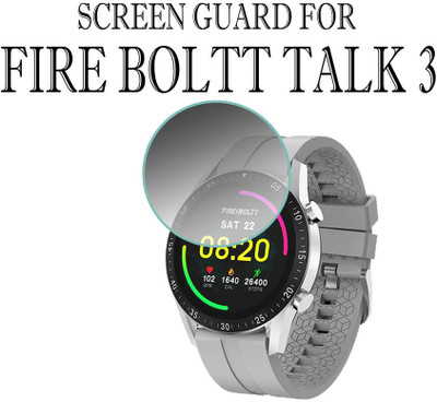 YCHROZE Screen Guard for Fire Boltt Talk 3 32.5MM(Pack of 1)