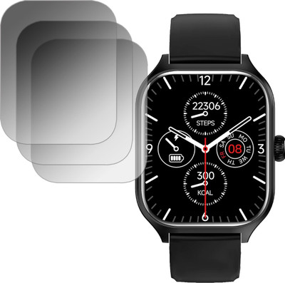 ejzatex Screen Guard for PEBBLE VISTA SMARTWATCH, SCREEN GUARD(Pack of 3)