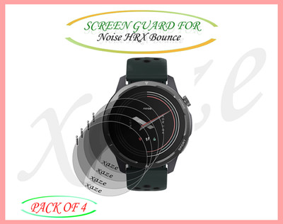 XAZE Screen Guard for Noise HRX Bounce(Pack of 4)