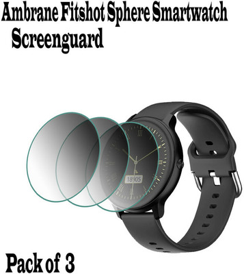EZGER Screen Guard for ambrane fitshot sphere(Pack of 3)
