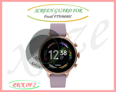 XAZE Screen Guard for Fossil FTW6080I Smartwatch(Pack of 2)