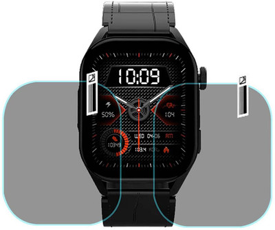 MOKPLZ Screen Guard for FIRE BOLTT EMPEROR SMARTWATCH(Pack of 2)