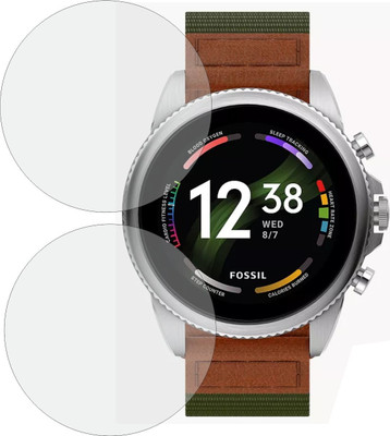 ZINGTEL Edge To Edge Screen Guard for Fossil Gen 6 Smartwatch Venture Edition(Pack of 2)