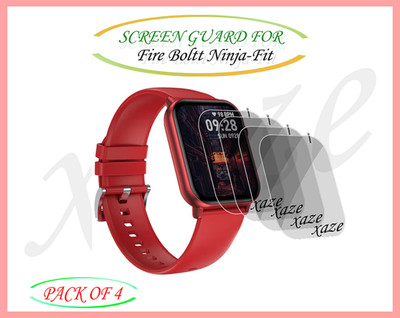 XAZE Screen Guard for Fire Boltt Ninja-Fit Smartwatch(Pack of 4)