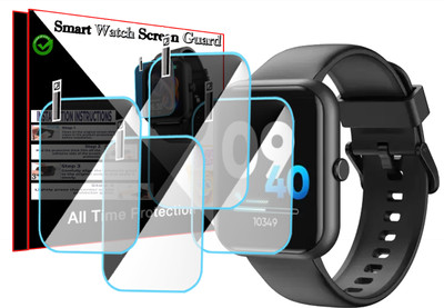 HIDEOUS Screen Guard for DIZO Watch D Plus.(Pack of 4)