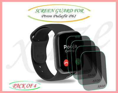 XAZE Screen Guard for pTron Pulsefit P61(Pack of 4)