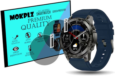 MOKPLZ Screen Guard for PEBBLE COSMOS ENDURE SMARTWATCH(Pack of 2)