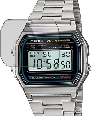 GPTECK Screen Guard for Casio Vintage Watch-A-158WA-1Q | Ultrathin 0.125mm 9H anti shock flexible Watch screen Guard(Pack of 1)