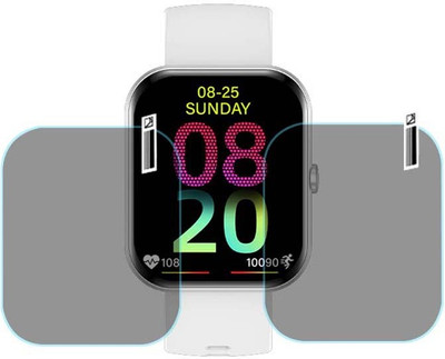 MOKPLZ Screen Guard for FIRE BOLTT TERMINATOR SMARTWATCH(Pack of 2)