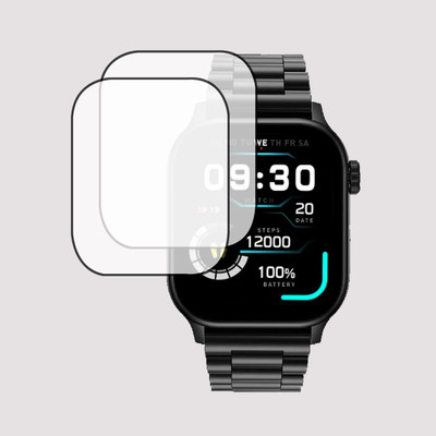 ejzatex Screen Guard for FIRE BOLTT RISE LUXE SMARTWATCH, SCREEN GUARD(Pack of 2)