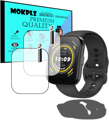 MOKPLZ Screen Guard for AMAZFIT BIP 5 SMARTWATCH(Pack of 2)