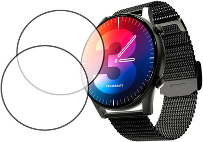 MOKPLZ Screen Guard for CROSSBEATS APEX REGAL SMARTWATCH(Pack of 2)