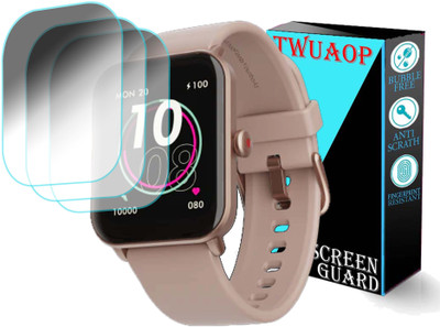 TWUAOP Screen Guard for BOAT WAVE FURY SMARTWATCH(Pack of 3)