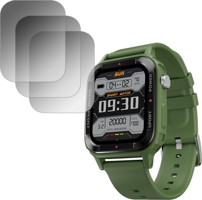 EJZATI Screen Guard for FIRE BOLTT TANK SMARTWATCH, SCREEN TEMPERED(Pack of 3)