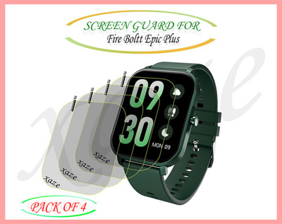 XAZE Screen Guard for Fire Boltt Epic Plus Smartwatch(Pack of 4)