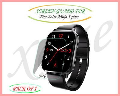 XAZE Screen Guard for Fire-Boltt Ninja 3 Plus Smartwatch(Pack of 1)