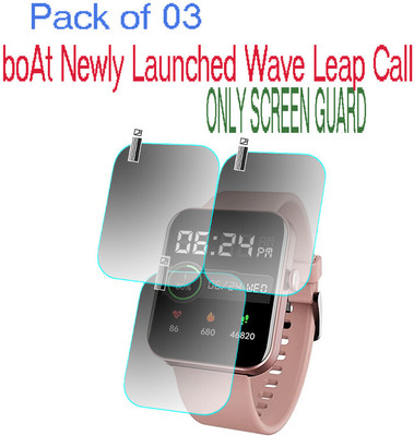 daffin Screen Guard for boAt Wave Leap Call(Pack of 3)