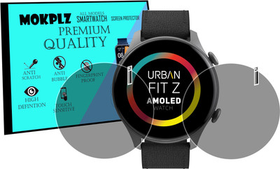 MOKPLZ Screen Guard for URBAN FIT Z SMARTWATCH(Pack of 2)