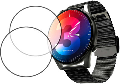 MOKPLZ Screen Guard for CROSSBEATS APEX REGAL SMARTWATCH(Pack of 2)
