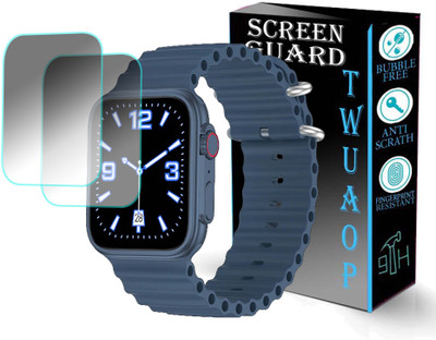 TWUAOP Screen Guard for FIRE BOLTT GLADIATOR PLUS SMARTWATCH(Pack of 2)