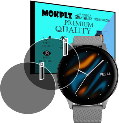 MOKPLZ Screen Guard for NOISEFIT VORTEX SMARTWATCH(Pack of 2)