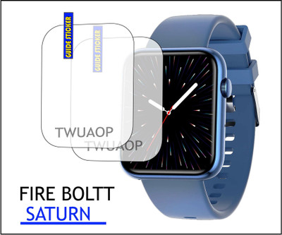 TWUAOP Screen Guard for FIRE BOLTT SATURN(Pack of 2)