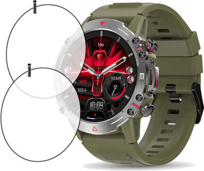 TWUAOP Screen Guard for PEBBLE COSMOS QUEST SMARTWATCH(Pack of 2)