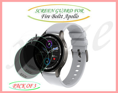 XAZE Screen Guard for Fire Boltt Apollo(Pack of 3)